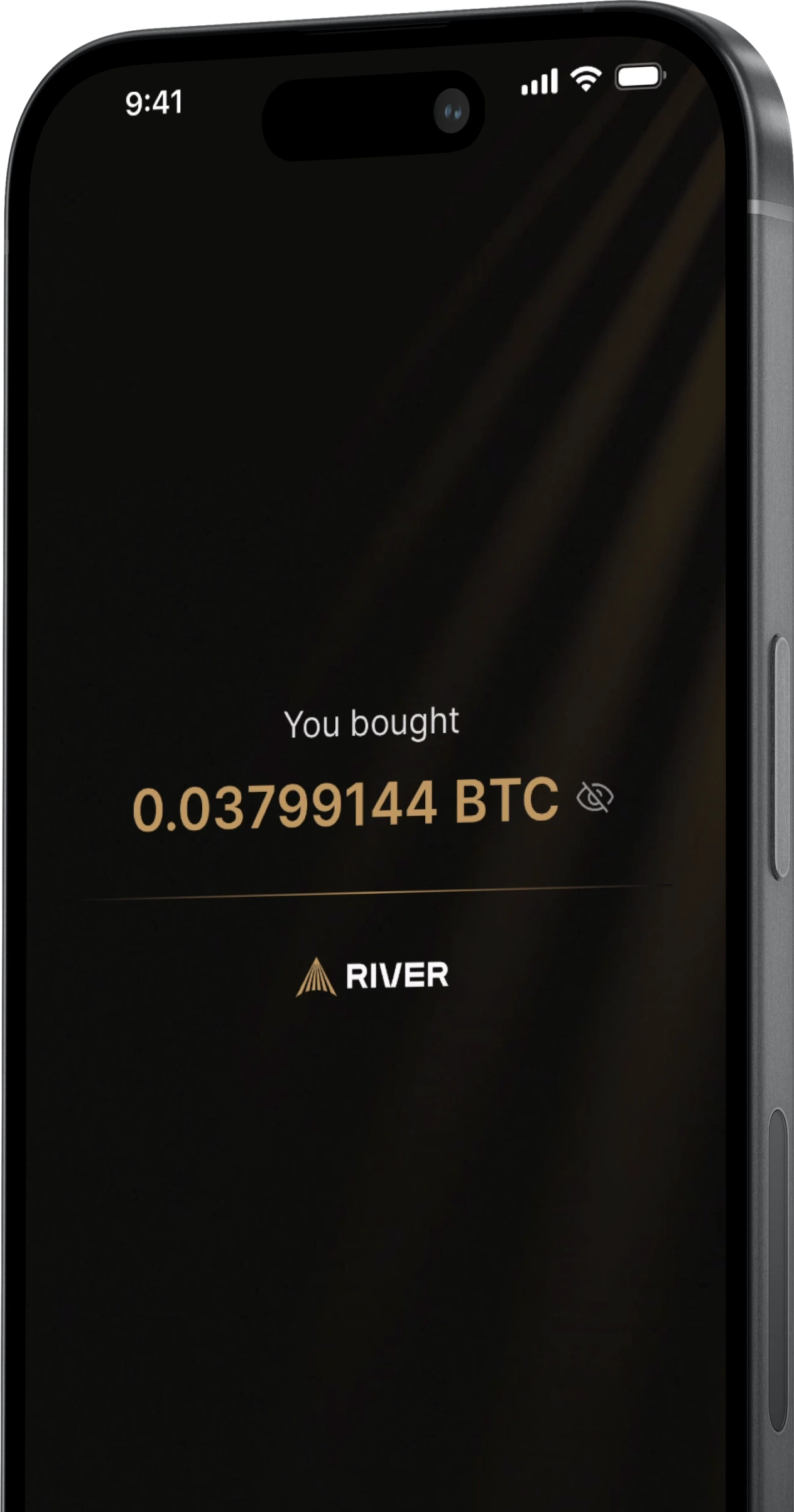 Mobile interface showing CoinSpotX's Bitcoin buying process